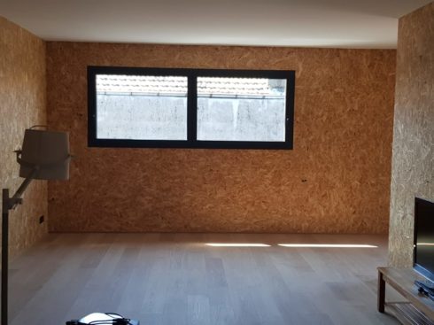 Maison ossature bois en Avignon - Menuiseries alu, terrasses bois