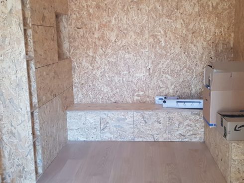 Construction maison ossature bois en Avignon - Menuiseries alu, terrasses bois