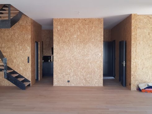 Construction maison ossature bois en Avignon - Menuiseries alu, terrasses bois