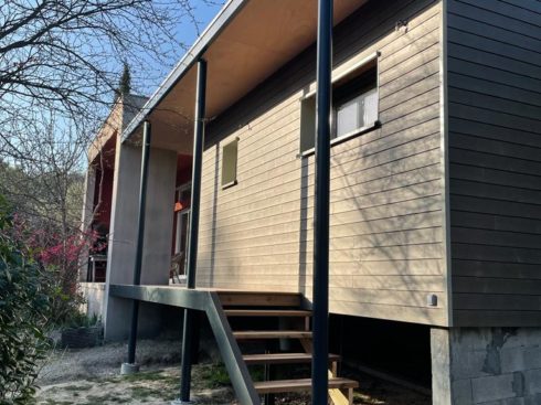 Construction d’une extension ossature bois par Différence Bois