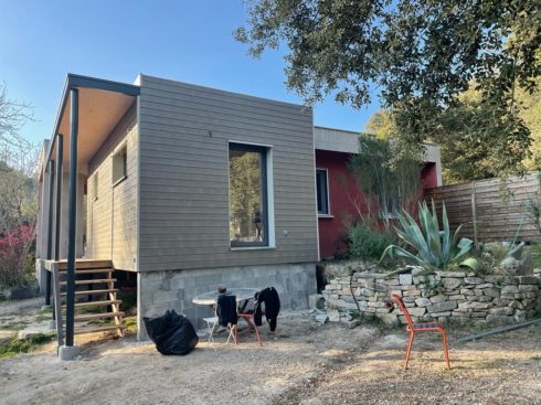 Construction d’une extension ossature bois par Différence Bois