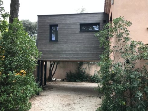 Construction d’une extension/surélévation en bois à Langlade