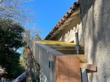 Pose d’une verrière ossature bois à Nîmes